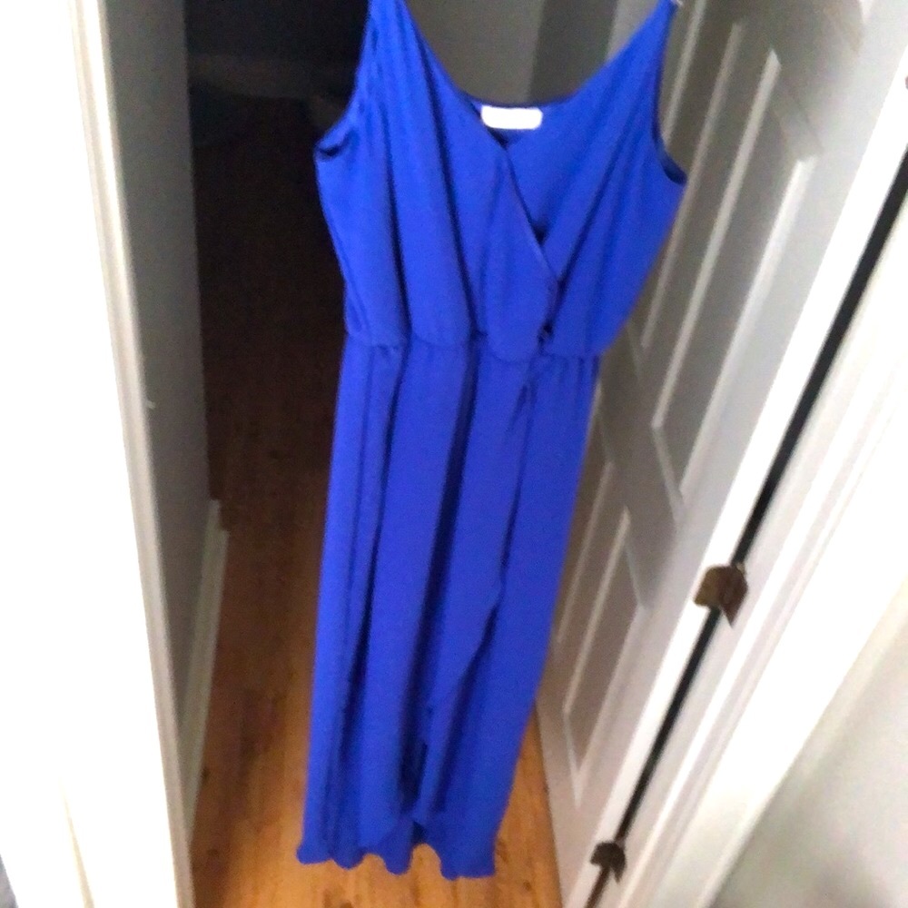 Lush from Nordstrom Maxi dress with lining in Blue